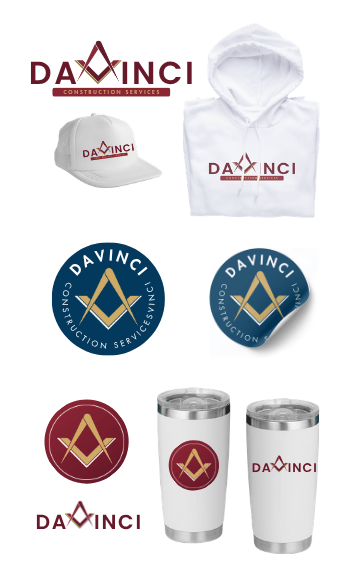 DaVinci merchandise mockups / Canva page 2